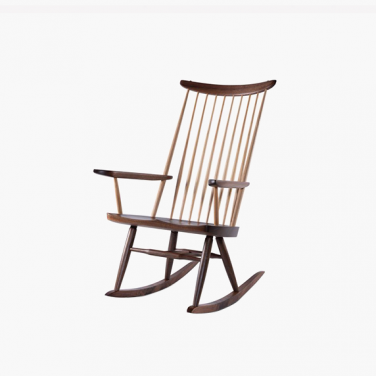 조지 나카시마 (George Nakashima) 뉴 체어 암 로커 New Chair Arm Rocker