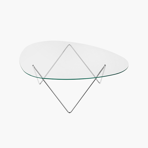 구비 페드레라 커피 테이블 크롬