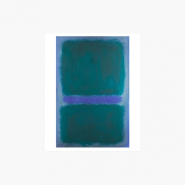 마크 로스코 Untitled (Blue Green, Blue on)  (81 x 101 cm)