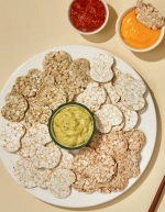 [아빠의달콤한농장] 글루텐 프리 저당 무설탕 비건 간식 망개쌀보리칩 쌀과자 단품 4종(망개잎맛, 자색고구마맛, 단호박맛, 고추맛 각 50g )