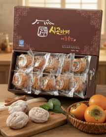[덕실대봉농원] 무유황 유산균 대봉곶감 80g x 10과