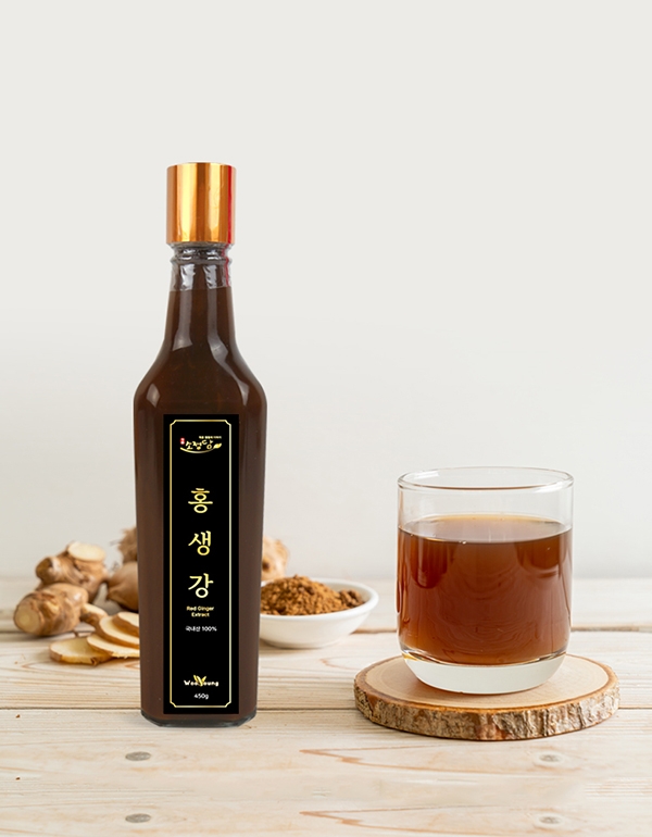 [농업회사법인주식회사 우영] 자연의 건강을 담은 홍생강청 450g