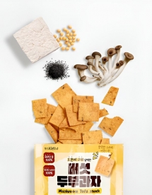 [의령착한농장] 버섯두부과자 국산콩 100% 국산버섯 건강간식