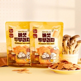 [의령착한농장] 버섯두부과자 국산콩 100% 국산버섯 건강간식