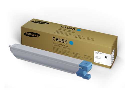 삼성 정품 컬러 디지털 복합기 토너 20,000매 (파랑/사이안) CLT-C808S
