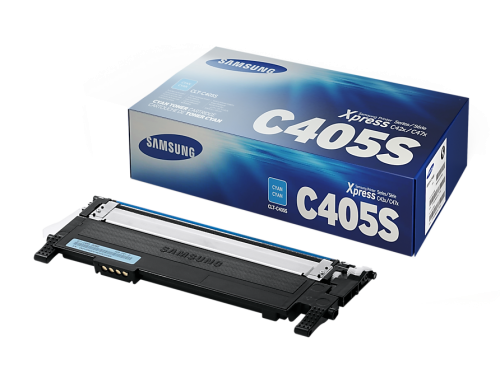 삼성 정품 컬러 레이저프린터 토너 1,000매 (파랑/사이안) CLT-C405S