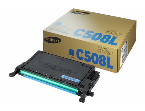삼성 정품 컬러 레이저프린터 토너 4,000매 (파랑/사이안) CLT-C508L