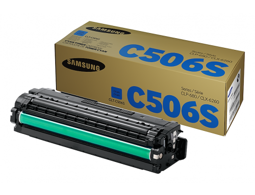 삼성 정품 컬러 레이저프린터 토너 1,500매 (파랑/사이안) CLT-C506S