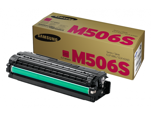 삼성 정품 컬러 레이저프린터 토너 1,500매 (빨강/마젠타) CLT-M506S