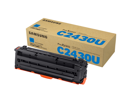 삼성 정품 컬러 레이저프린터 토너 5,000매 (파랑/사이안) CLT-C2430U