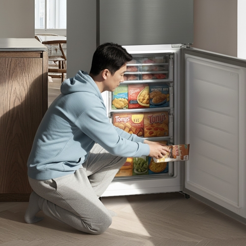 [thehaam] 더함 254L 상냉장 R262 냉장고 메탈실버 냉동고4칸 히든핸들 2도어 (R262MS1-D2BM)