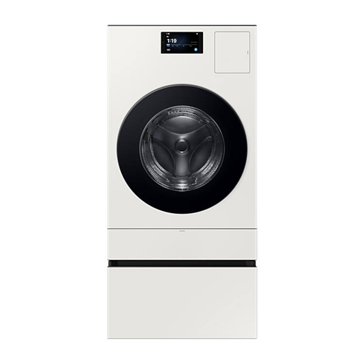 삼성 비스포크 AI 콤보 25/18kg (177.8mm LCD)+ 허리사랑 수납함 WD90F25CHYN1 그레이지