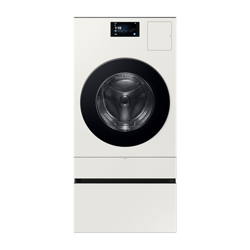 삼성 비스포크 AI 콤보 25/18kg (177.8mm LCD)+ 허리사랑 수납함 WD90F25CHYN1 그레이지