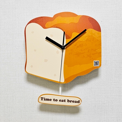 움직이는 식빵 벽시계 스텝 No4 세상에 없던 재미있는 시계