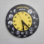 수학실 수학자 벽시계 선물 용품 특이한 시계 재미있는 시계