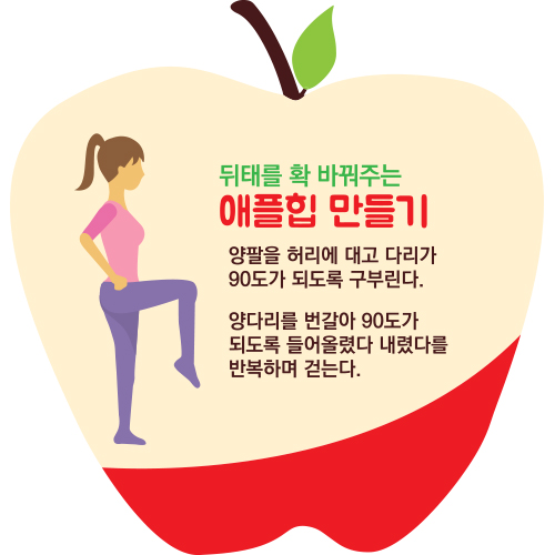 건강계단 벽면 스티커 건강계단-090