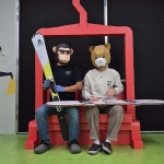 허니콤보드 종이 스키장 리프트