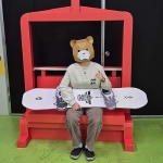 허니콤보드 종이 스키장 리프트