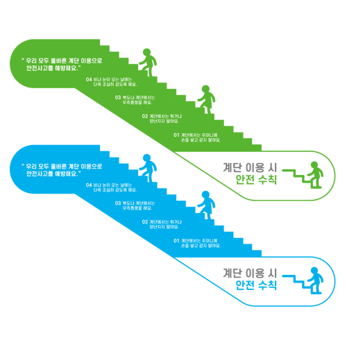 건강계단 벽면 스티커 계단 이용 시 안전수칙 양재권작가-044