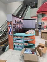 허니콤보드 양면 전시월 통합