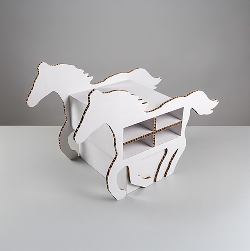 허니콤보드 전시 행사 말모양 매대 V3