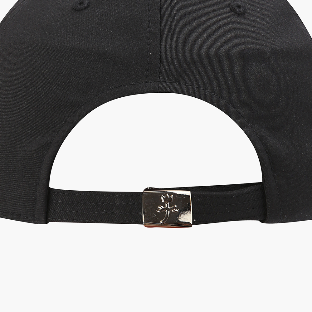 여성 구슬 체인 핫피스 로고 육각캡 모자_BGBMGC704BK