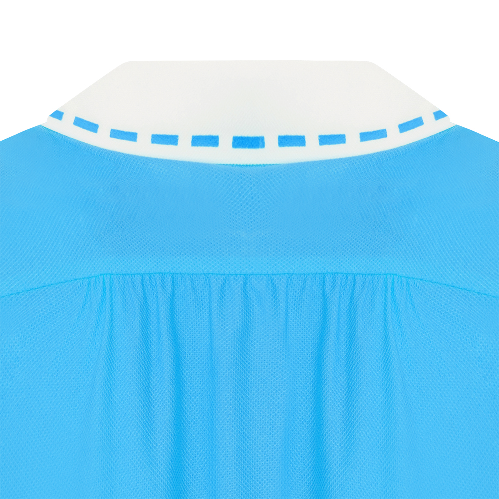여성 스티치 포인트 배색 카라 민소매 티셔츠_BGDMTN702BL