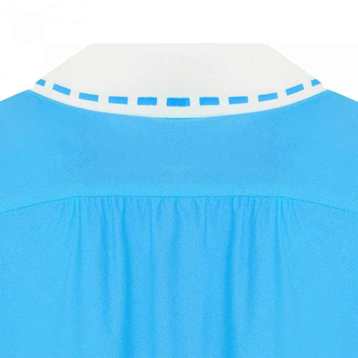 여성 스티치 포인트 배색 카라 민소매 티셔츠_BGDMTN702BL
