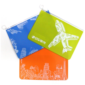 다용도 컬러 지퍼백(수납팩/샌딩백/멀티포켓/세면백)