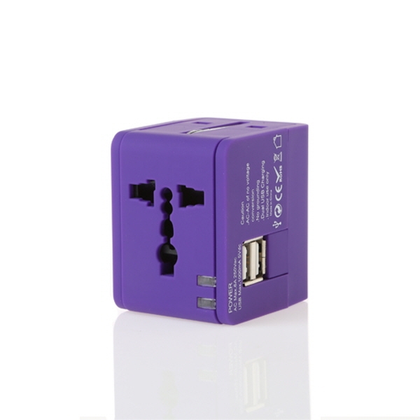 INB USB 큐브 멀티플러그(USB 2포트)/전세계 공용/인쇄비별도