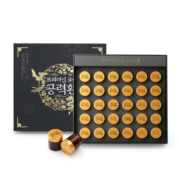 네이처라이프/한미양행 프리미엄 로열공력환골드 3.75g x 30환 + 쇼핑백