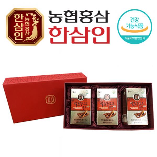 [농협 한삼인] 발효홍삼고골드 240g x 3병 + 쇼핑백
