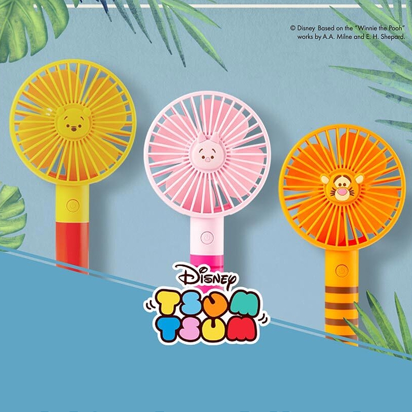 디즈니 썸썸 USB 핸디 선풍기 / 푸우 티거 피글렛 캐릭터선풍기