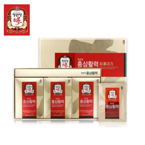 한국인삼공사 정관장 홍삼활력 40ml x 30포 + 쇼핑백