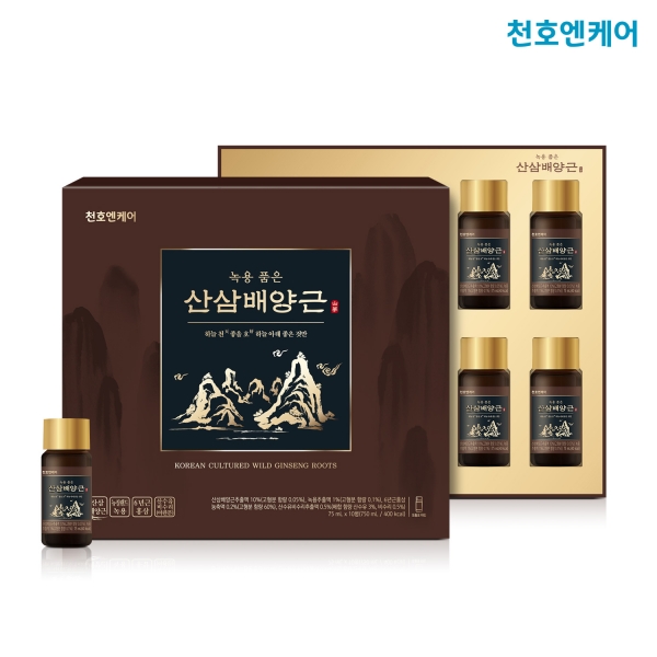 [천호엔케어] 녹용품은 산삼배양근 75ml x 10병