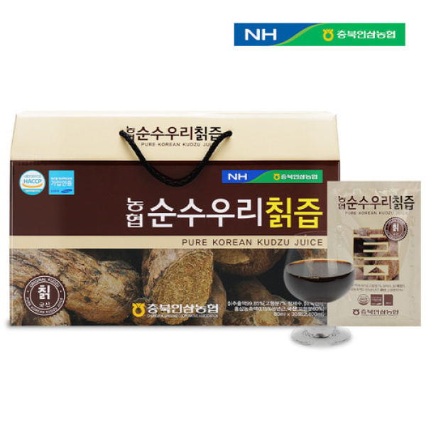 [충북인삼농협] 순수우리칡즙 80ml x 30포