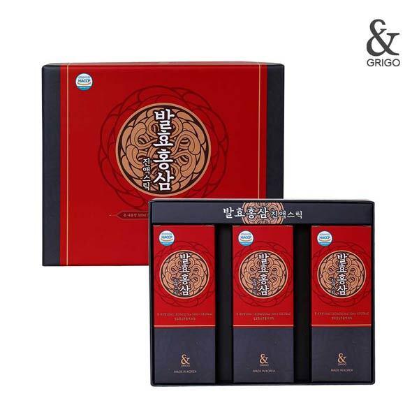 50년 전통 그리고 발효홍삼진액스틱 선물세트 10ml x 30포 (쇼핑백)