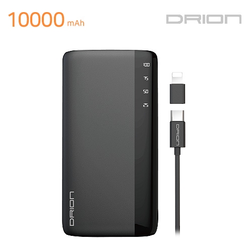 드리온 PD20W QC3.0 고속충전 보조배터리 10000mAh / 100개이상 레이져인쇄무료