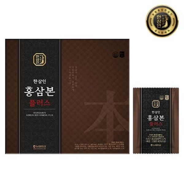 [농협홍삼 한삼인] 홍삼본플러스 50ml x 30포 + 쇼핑백