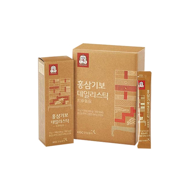 한국인삼공사 정관장 홍삼기보 데일리스틱 10ml x 20포 + 쇼핑백