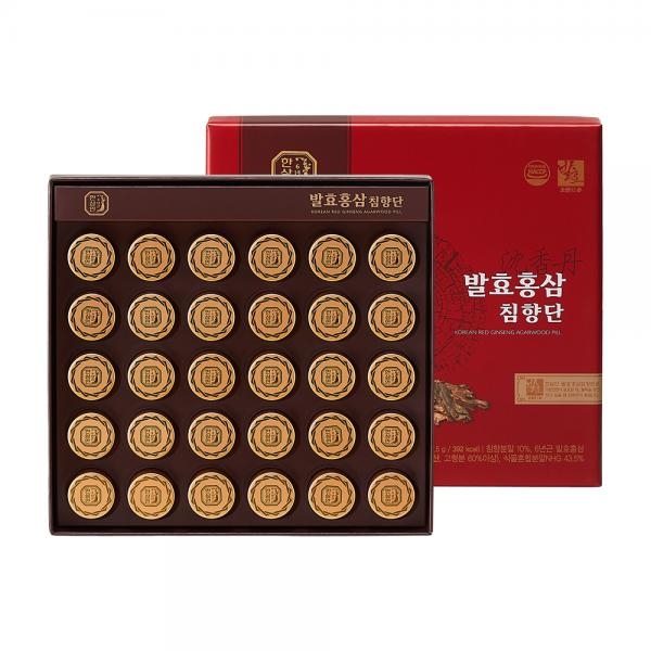 [한삼인] 발효홍삼 침향단 3.75g x 30환 + 쇼핑백