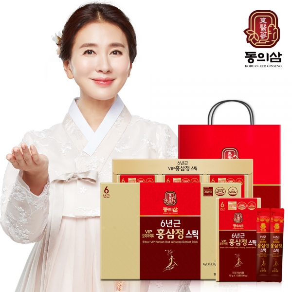 동의삼 6년근 VIP 홍삼정스틱 10g x 30포 + 쇼핑백
