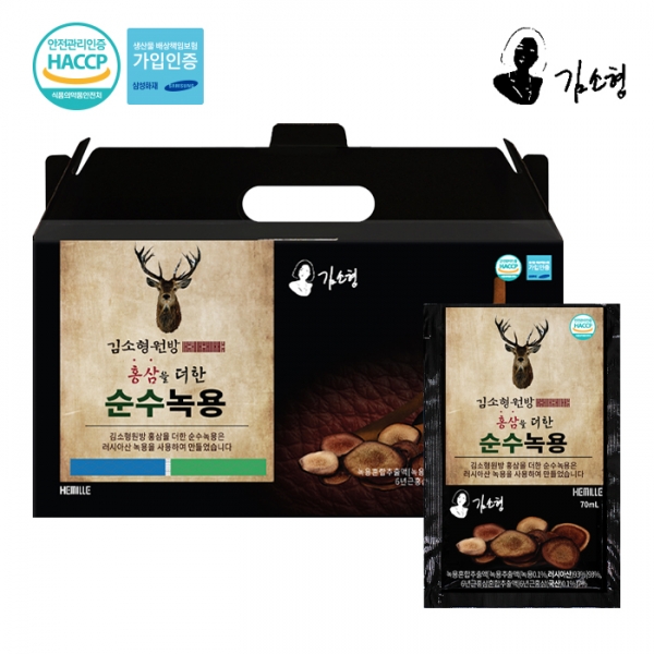 김소형 홍삼을더한 순수녹용 70ml x 30포