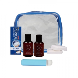 투명파우치 N301호 여행용세트(포장박스포함) / 100개 이상 인쇄무료