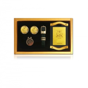 골드 볼마크 및 아크릴 네임택 세트