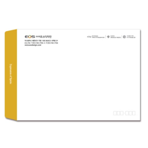 [주문제작] 칼라 대봉투 1,000장 / 120g 모조지