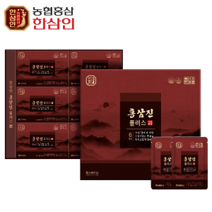 [농협홍삼 한삼인] 홍삼진플러스 50mL x 30포 + 쇼핑백