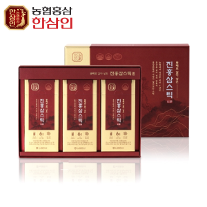 [농협홍삼 한삼인] 통째로 갈아 넣은 진홍삼스틱 10g x 30포 + 쇼핑백