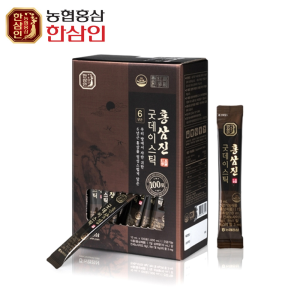 [농협홍삼 한삼인] 홍삼진 굿데이스틱 10mL &times; 100포 + 쇼핑백