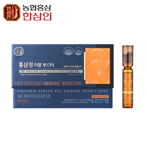 [농협홍삼 한삼인] 홍삼정 이뮨 부스터 20.5 g(액상 20 mL+정제 500 mg) &times; 12병 + 쇼핑백